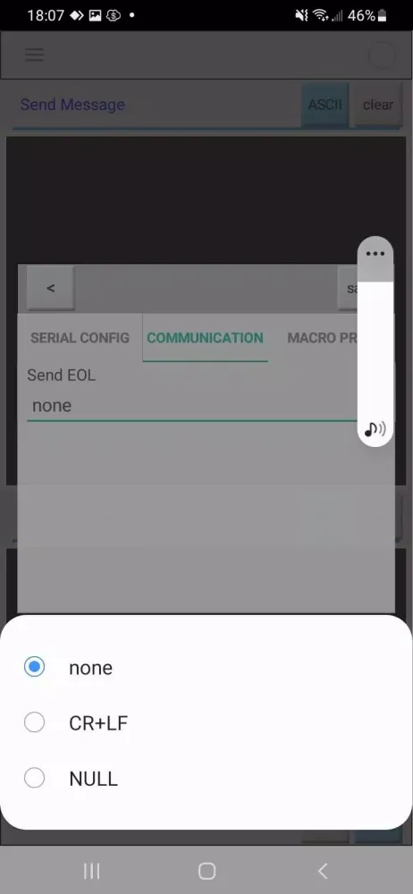 Capturas de pantalla de serial port tool