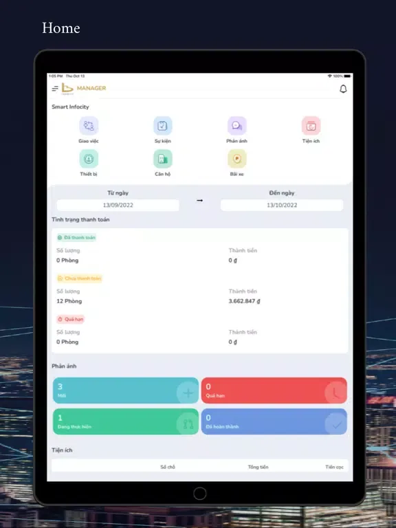 Capturas de pantalla de SmartM InfoCity iPad 