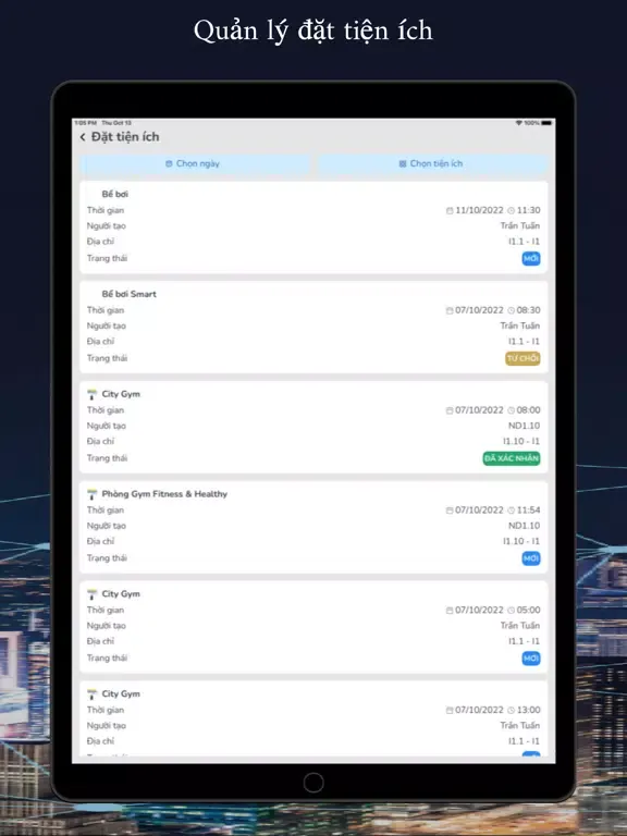 Capturas de pantalla de SmartM InfoCity iPad 