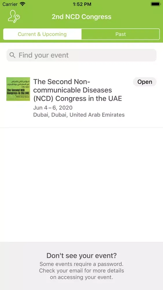 The 2nd NCD Congress, UAE Ekran Görüntüleri