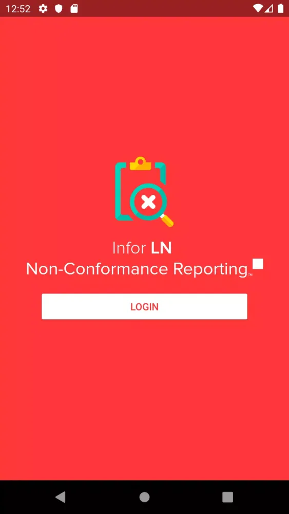 Infor LN NCR スクリーンショット