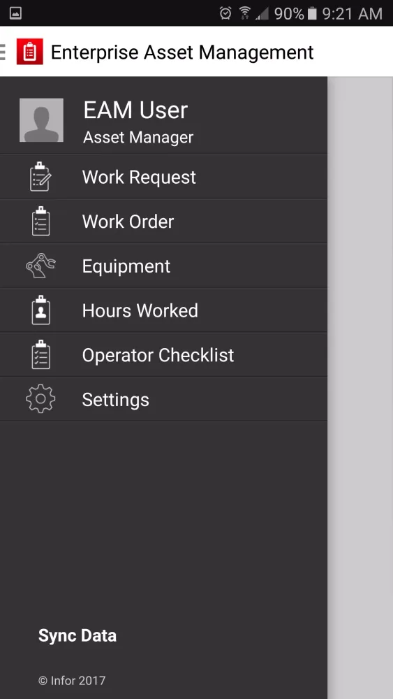 Скриншоты Infor EAM Android Mobile for Transit