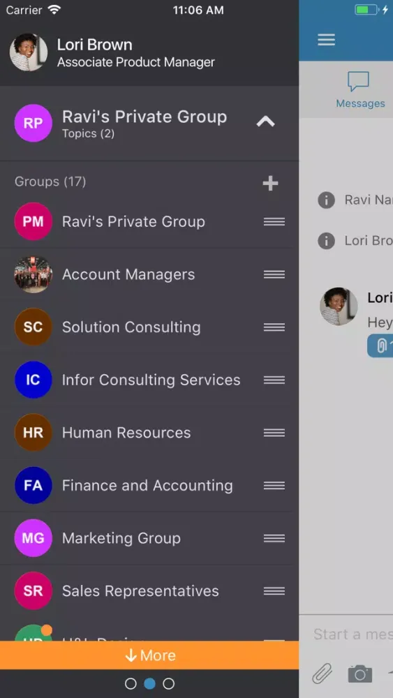 Infor Chat应用截图