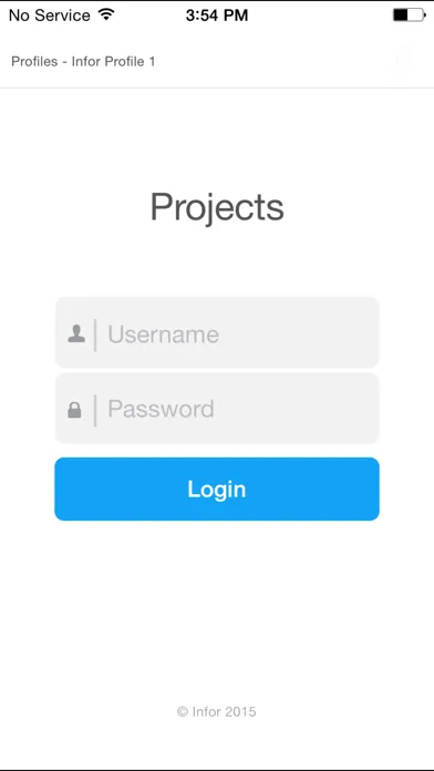 Infor Lawson Mobile Projects Screenshots