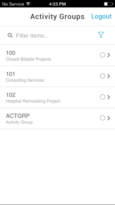 Infor Lawson Mobile Projects Screenshots