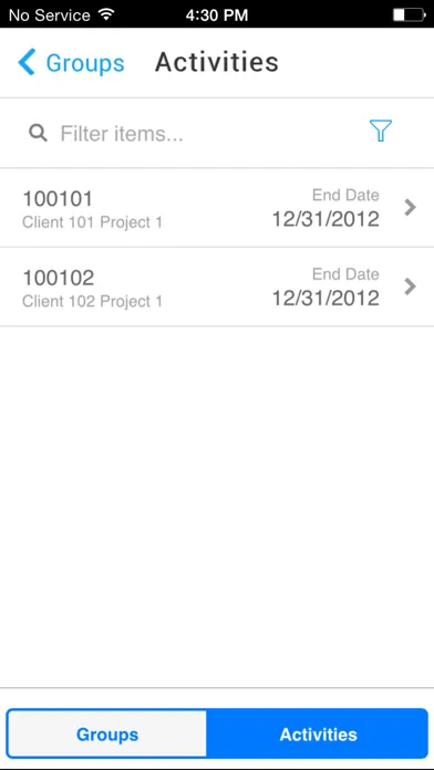 Infor Lawson Mobile Projects Screenshots