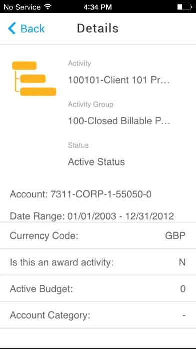 Infor Lawson Mobile Projects Screenshots