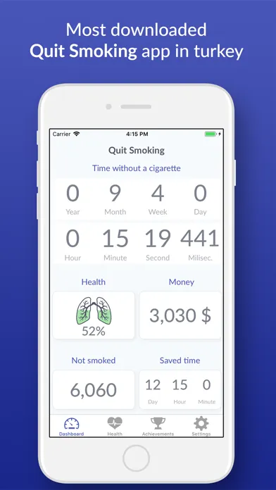 ภาพหน้าจอของ Quit Smoking Get Healthy