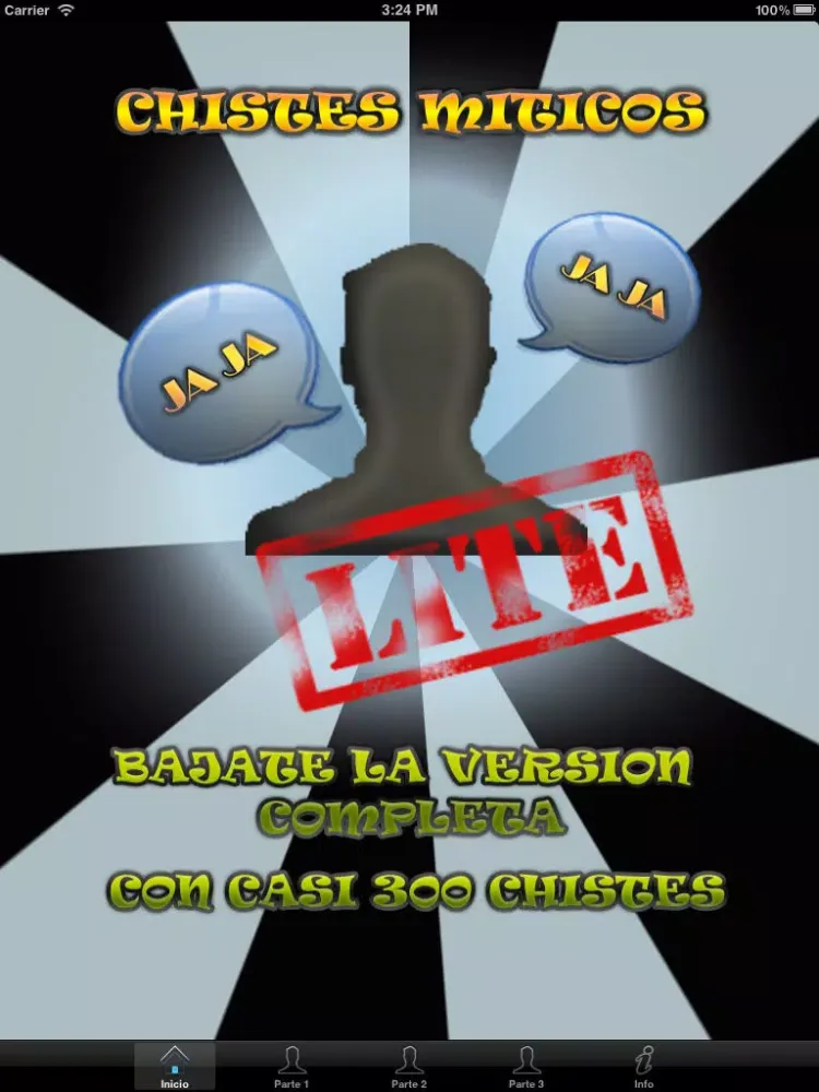 Chistes Miticos Lite iPad  स्क्रीनशॉट