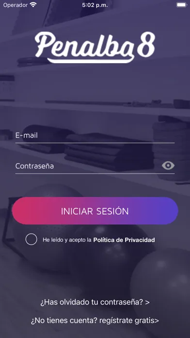 Tangkapan skrin Penalba8 Entrenador Personal