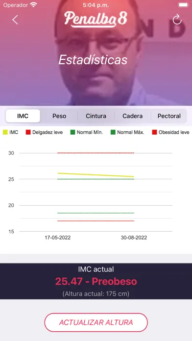 Tangkapan skrin Penalba8 Entrenador Personal