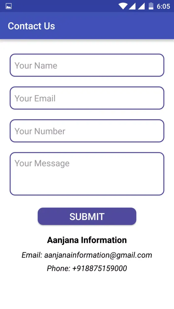 Aanjana Info Ekran Görüntüleri