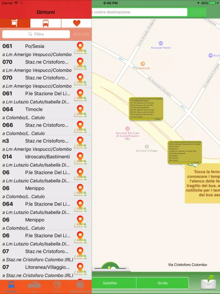 In Arrivo! HD - Complete support for your mobility iPad  Screenshots
