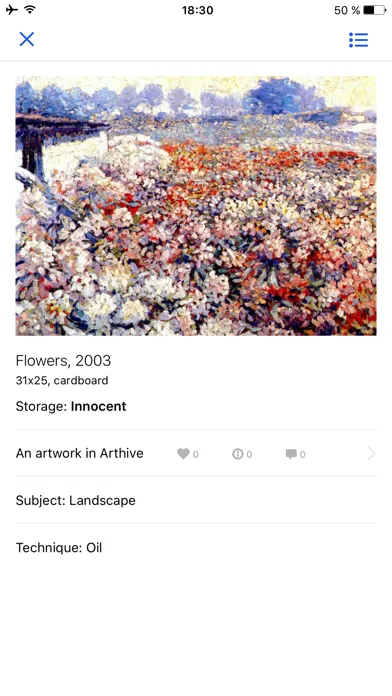 Artist App - your own artist app by Arthive スクリーンショット