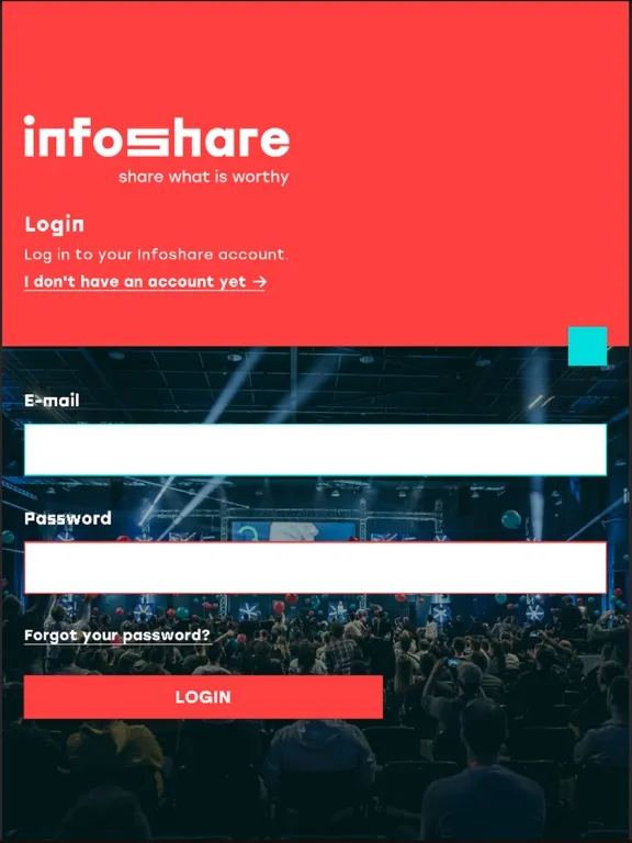 Tangkapan skrin Infoshare iPad 
