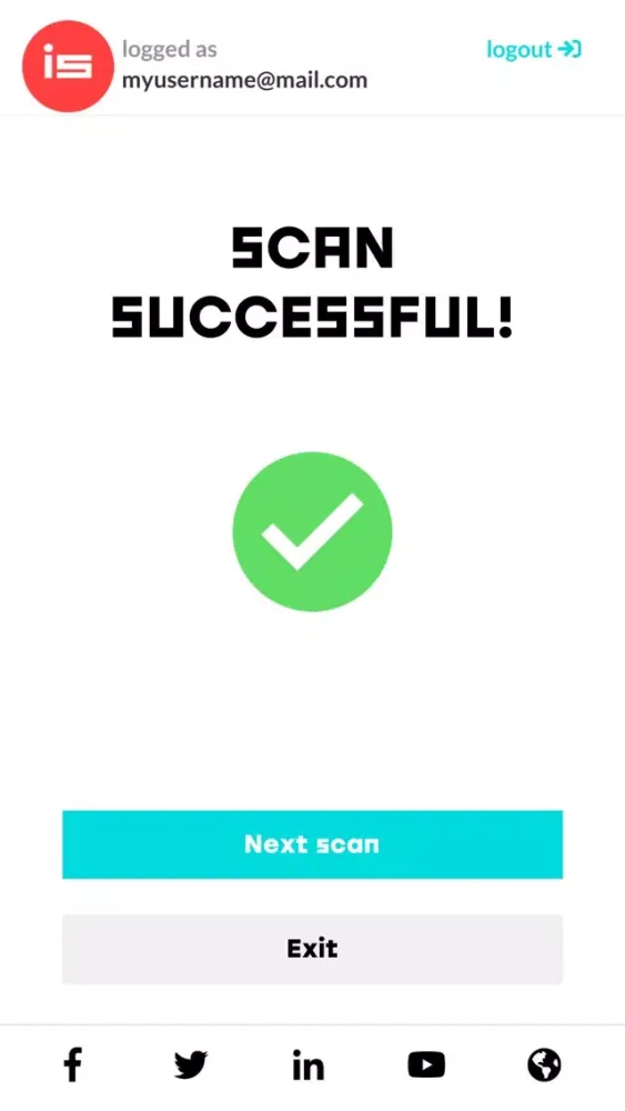 Infoshare Scanner স্ক্রিনশট