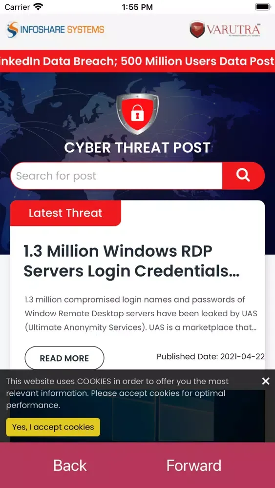 Screenshot di CTP