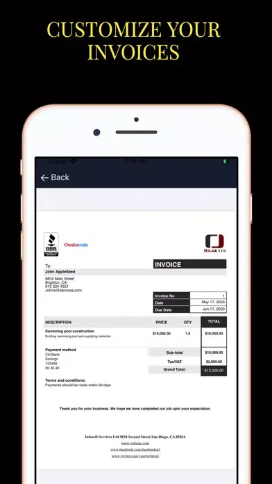 Fortuna - Invoices and Quotes應用截圖