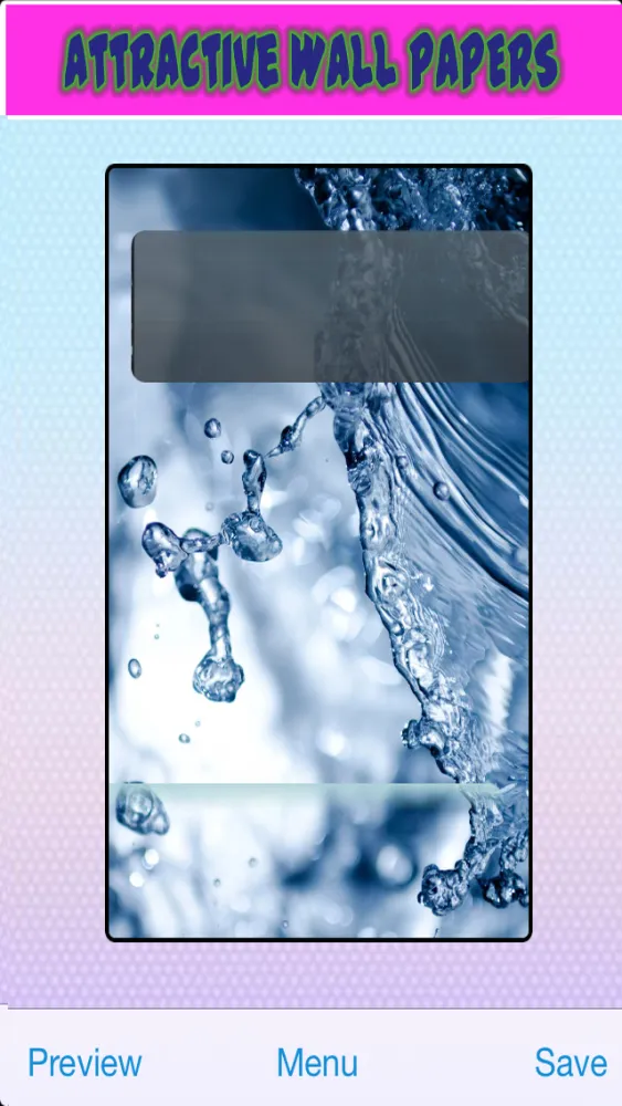 Lock Screen Water And Bubbles Special Wallpaper Collection應用截圖