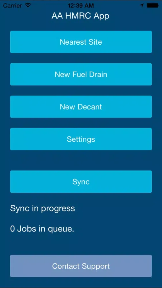 AA HMRC Fuel Drain スクリーンショット