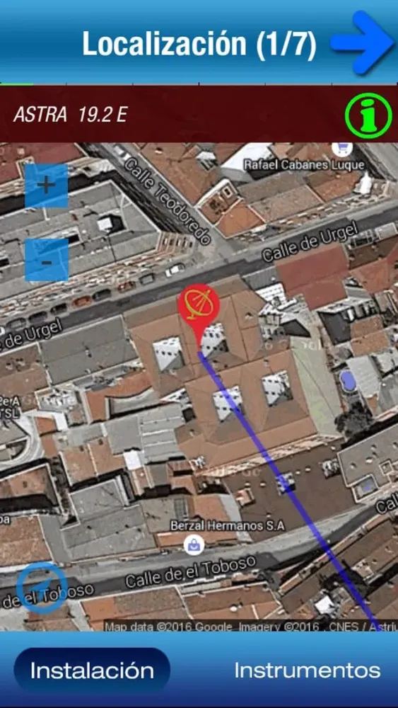Captures d'écran de SatCatcher parábola Alineación