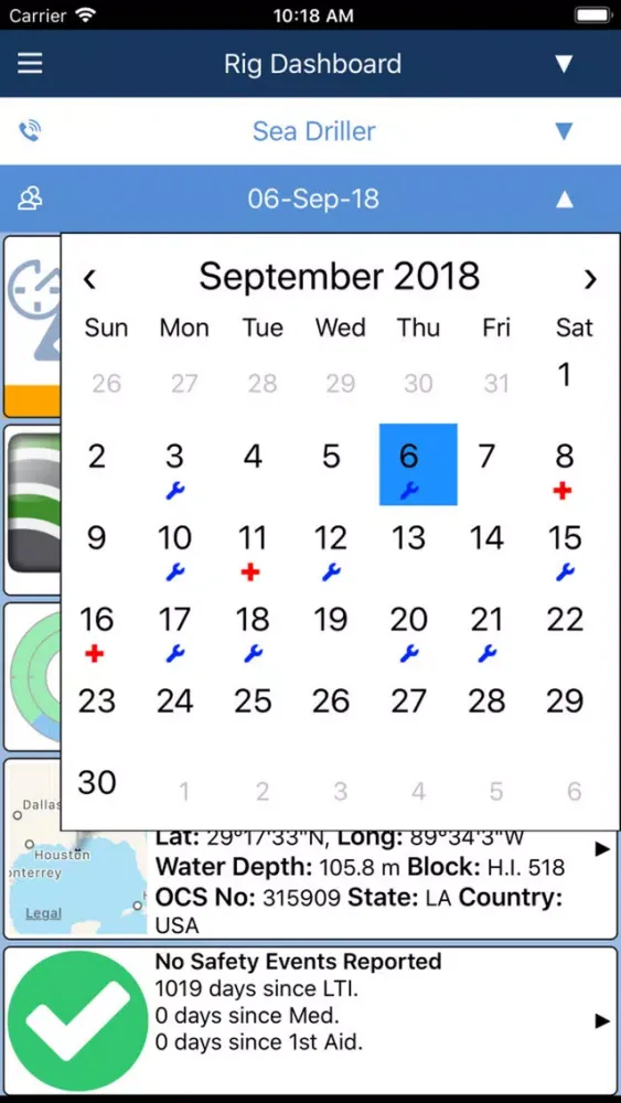 Ảnh chụp màn hình của RIMDrill Mobile Reporter