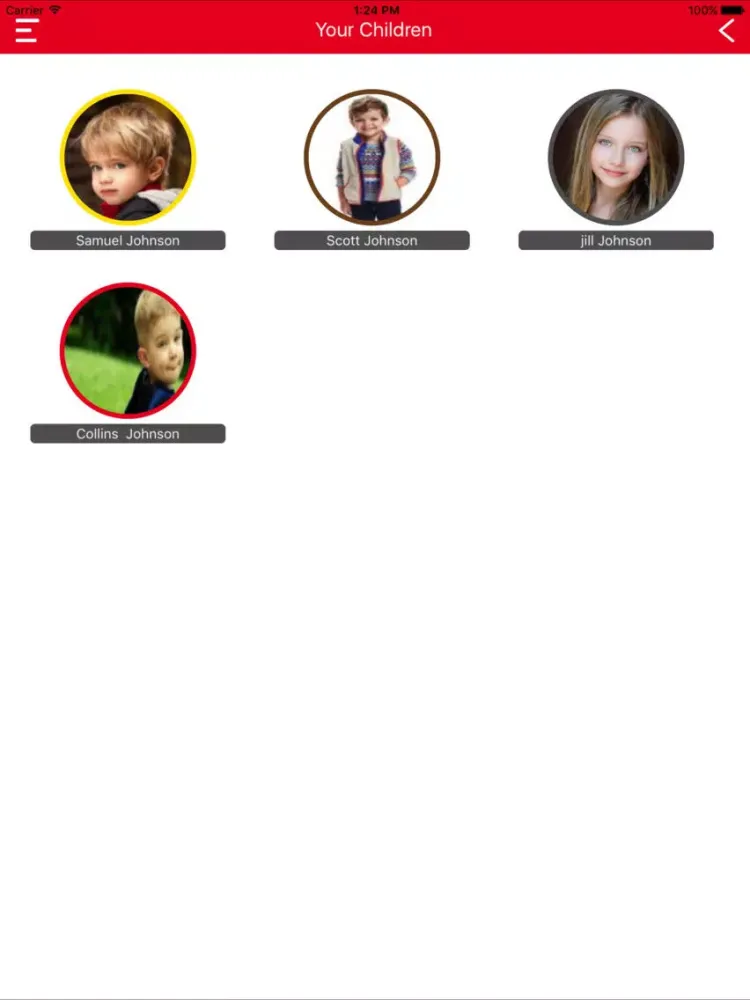 Capturas de pantalla de Kidzcare iPad 