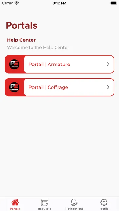 Tangkapan layar Pro-Expert - Portail