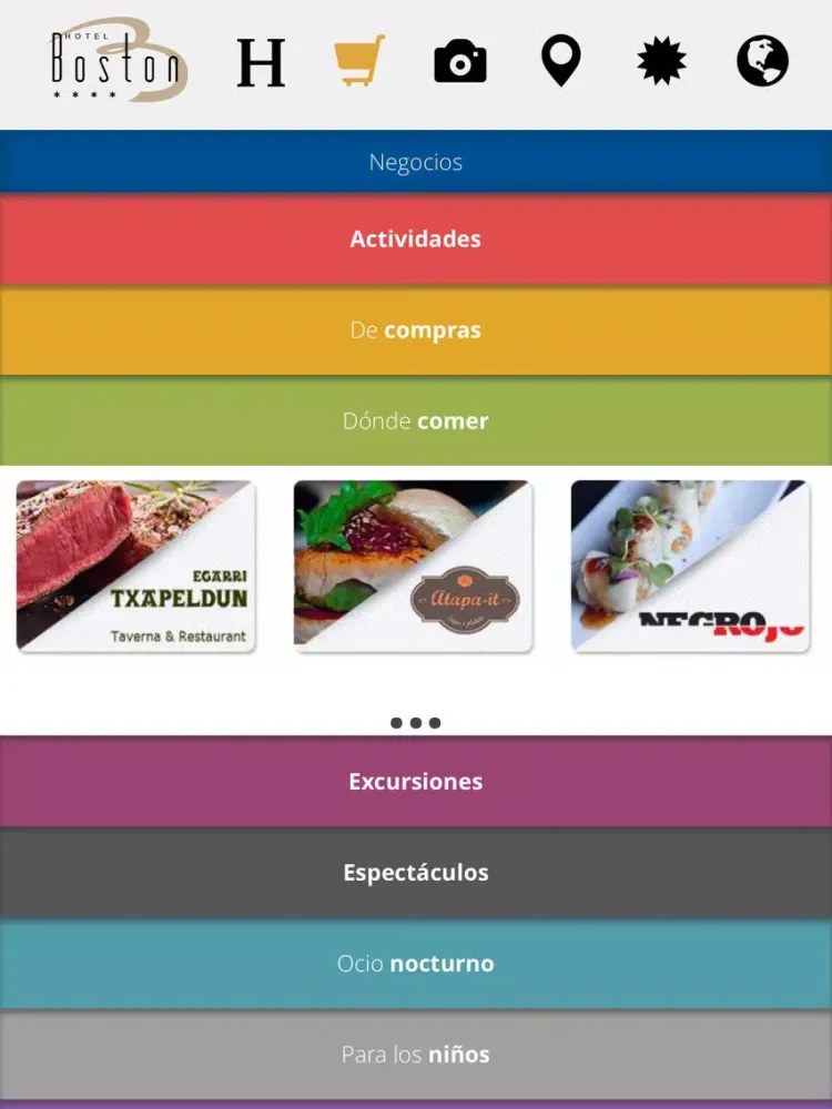Hotel Boston iPad  স্ক্রিনশট
