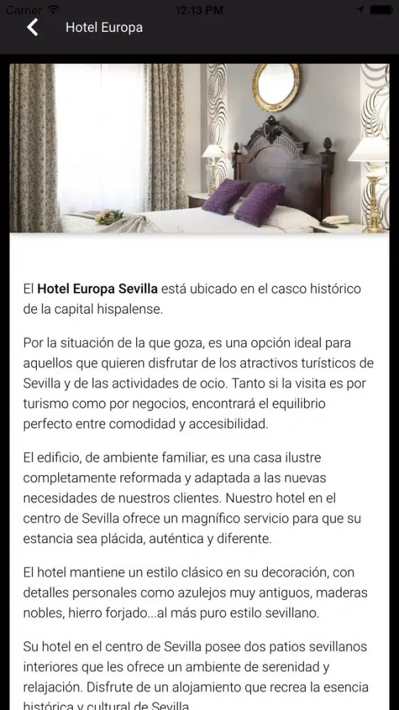 Captures d'écran de Hotel Europa Sevilla