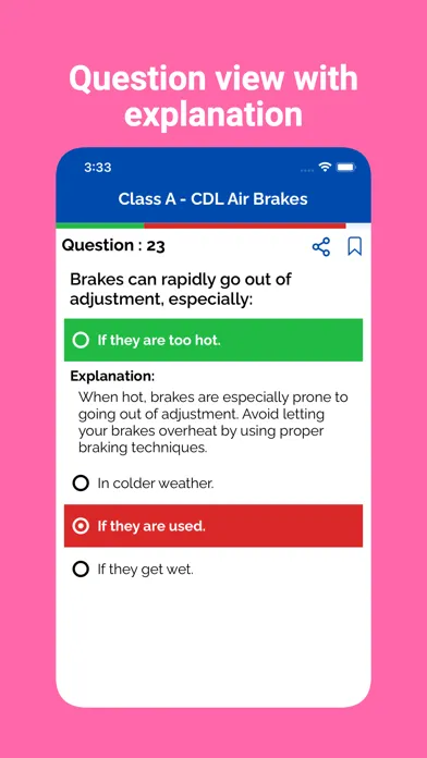 DC CDL Prep Test Ekran Görüntüleri