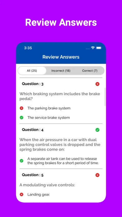 DC CDL Prep Test Ekran Görüntüleri