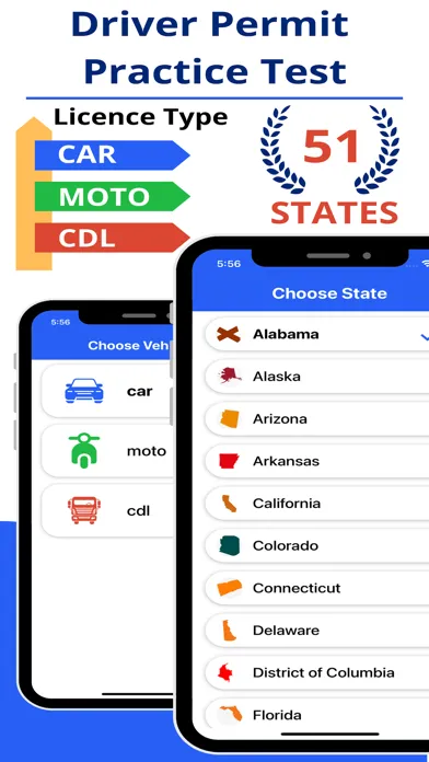DMV Permit Test - US DMV Screenshots