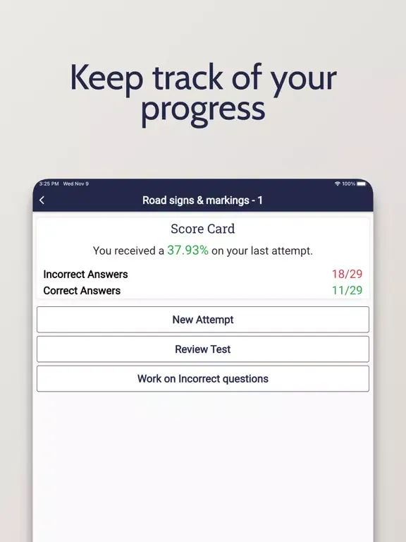 Driver Theory Test DTT Ireland iPad  スクリーンショット