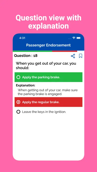 Screenshot di Maryland CDL Prep Test