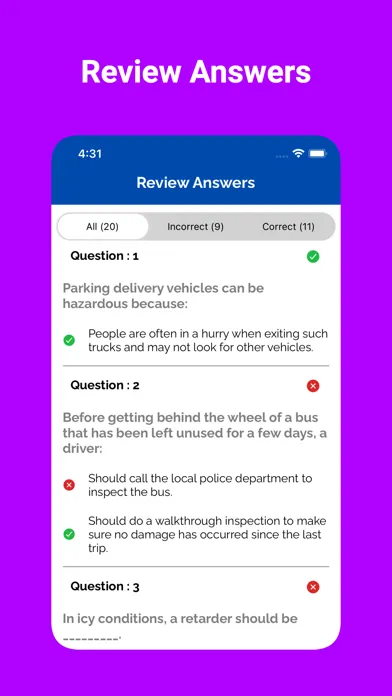 Screenshot di Maryland CDL Prep Test