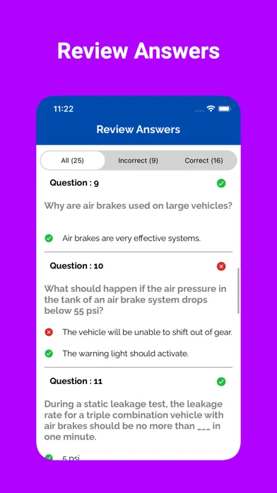 Missouri CDL Prep Test স্ক্রিনশট