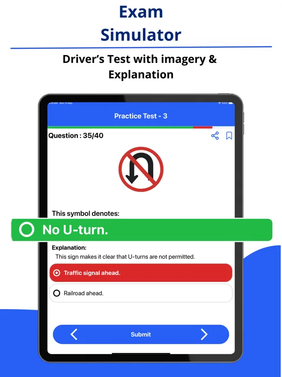 Missouri DOR Permit Test iPad 應用截圖