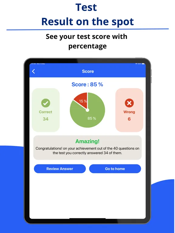 Missouri DOR Permit Test iPad 應用截圖