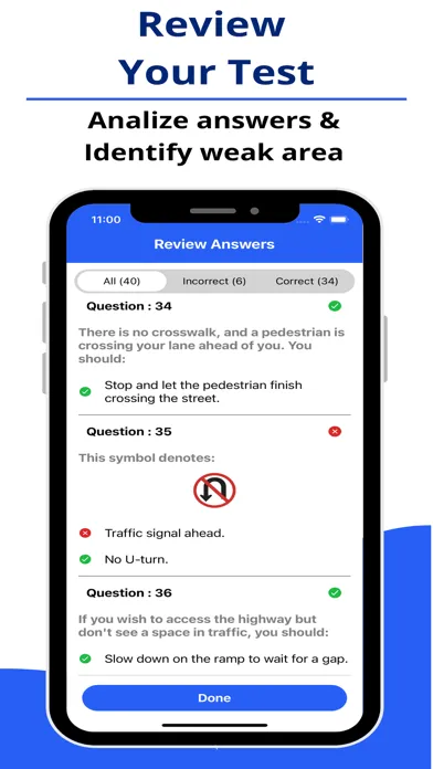 Oregon DMV Permit Test Prep Screenshots