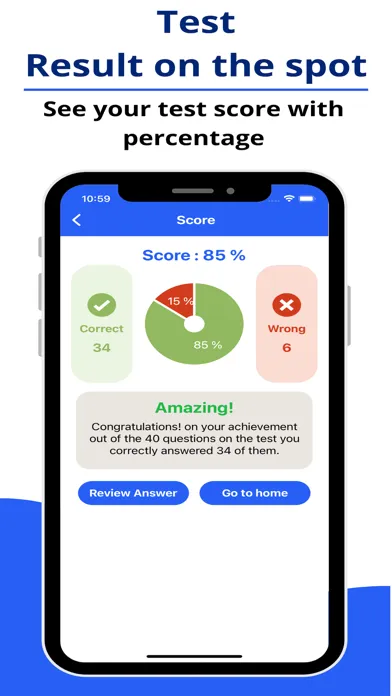 RI DMV Permit Test سکرین شاٹس