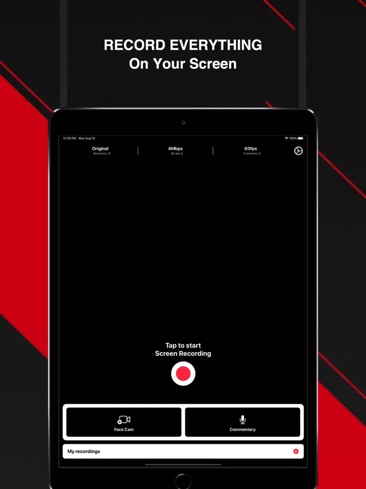Screen Recorder for OBS Studio iPad  Ekran Görüntüleri