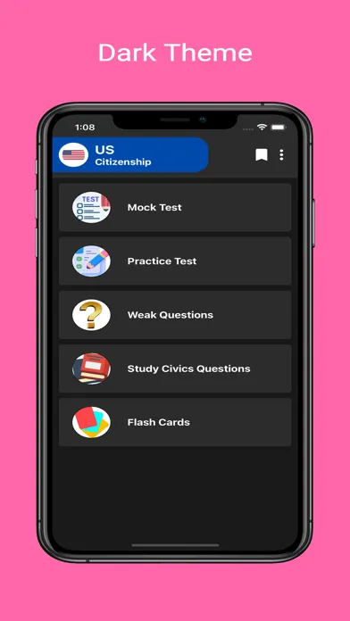 US Citizenship Prep Test 2024 スクリーンショット