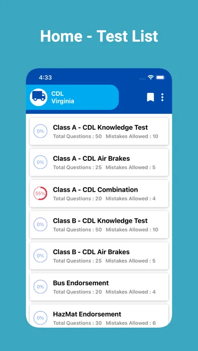 صور Virginia CDL Prep Test
