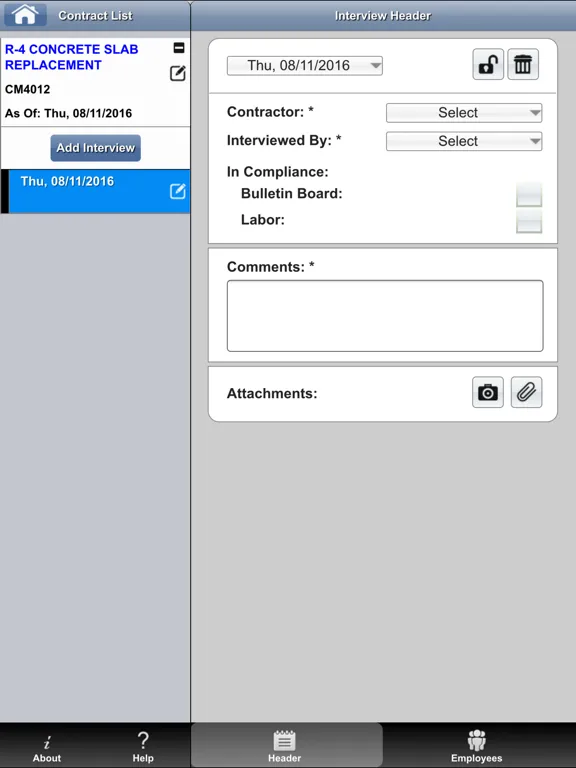 Info Tech Field Interviewer iPad  Ekran Görüntüleri