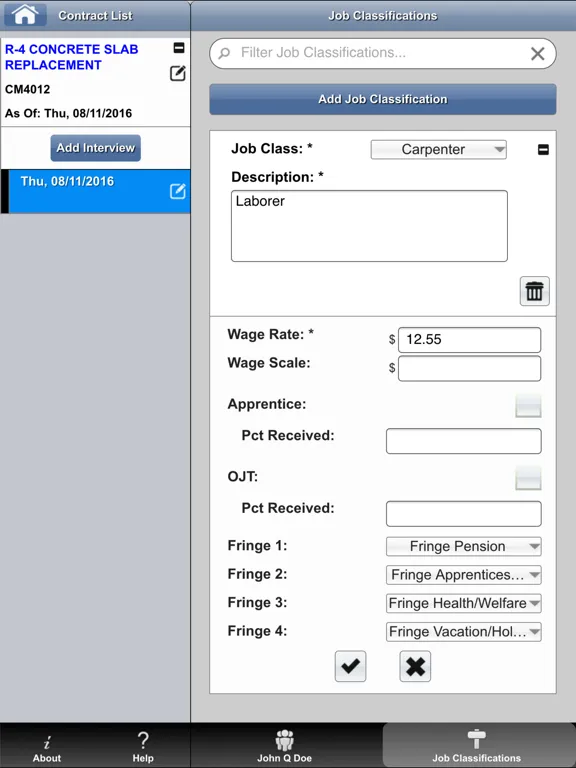 Info Tech Field Interviewer iPad  Ekran Görüntüleri