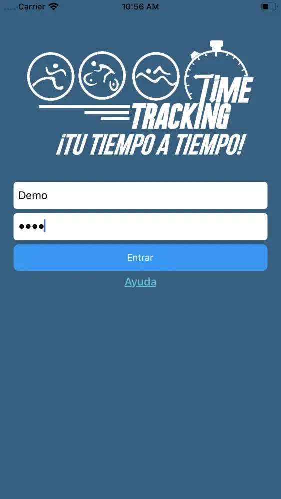 ภาพหน้าจอของ TimeTrackingMovil