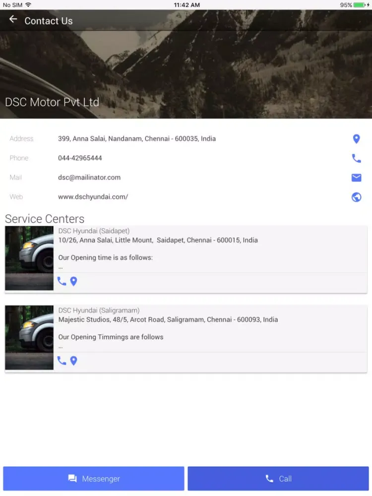 ภาพหน้าจอของ DSC HYUNDAI iPad 