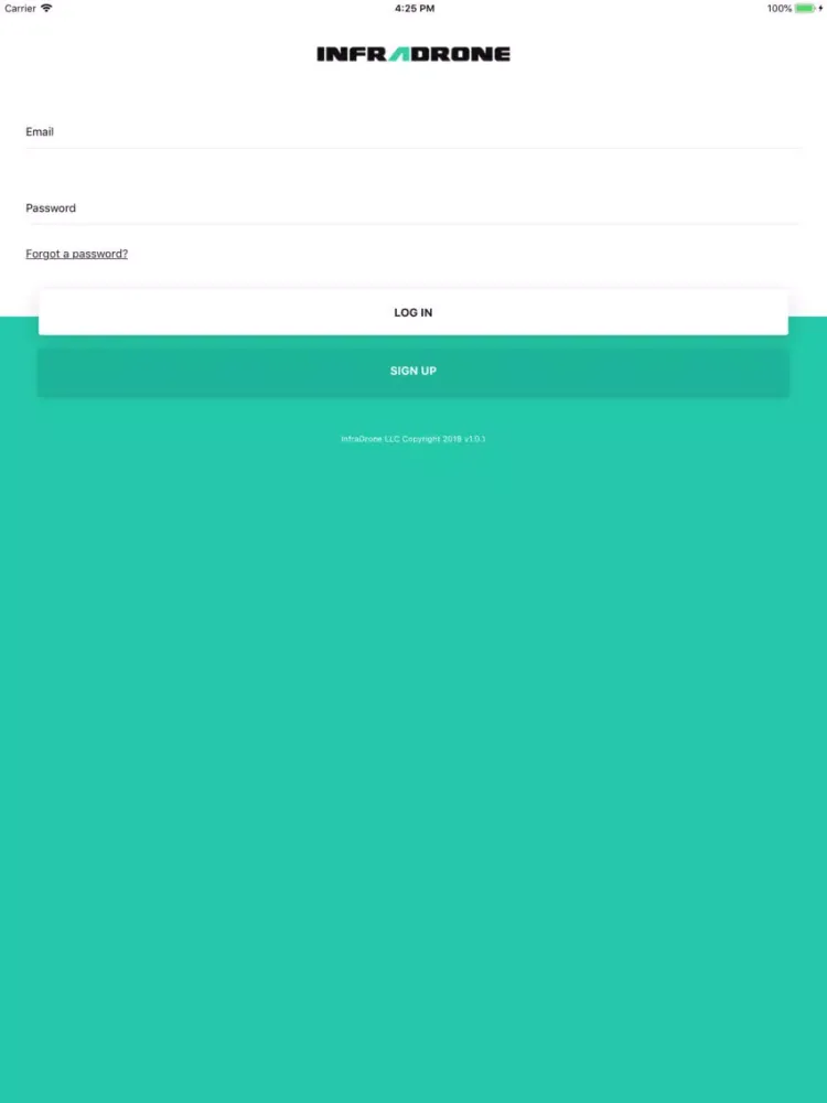 InfraDrone iPad  سکرین شاٹس