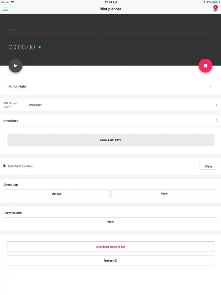 InfraDrone iPad  سکرین شاٹس